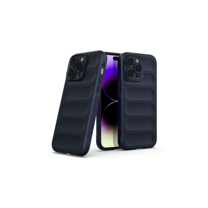 iPhone 15 Pro Kılıf Optimum Silikon - Lacivert