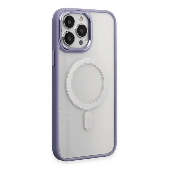 iPhone 15 Pro Kılıf Room Magneticsafe Silikon - Lila