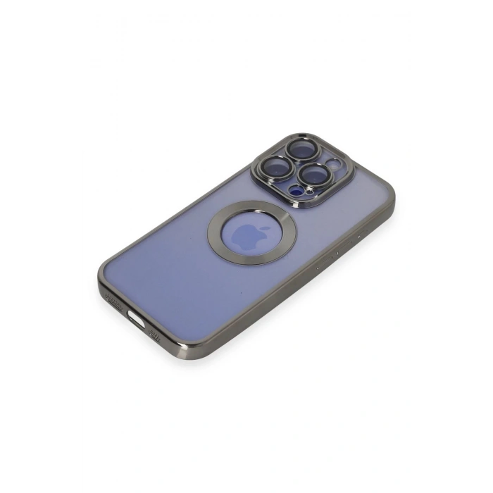 iPhone 15 Pro Kılıf Slot Silikon - Titan Gri