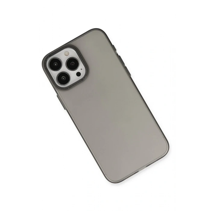 iPhone 15 Pro Max Kılıf Modos Metal Kapak - Siyah