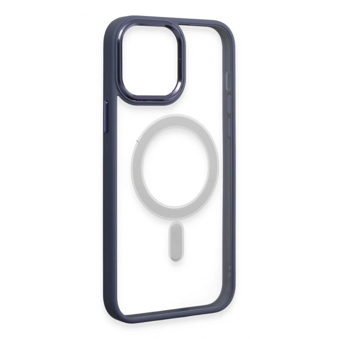 iPhone 15 Pro Max Kılıf Room Magneticsafe Silikon - Sierra Blue