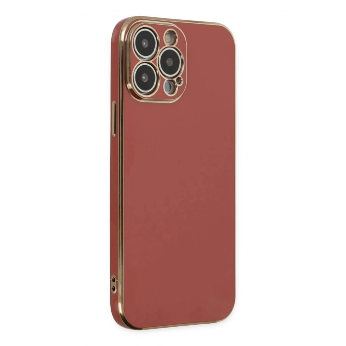 iPhone 15 Pro Max Kılıf Volet Silikon - Kırmızı