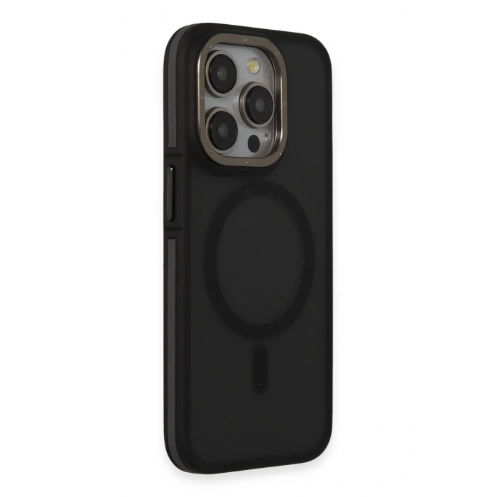 iPhone 15 Pro Max Rocky Magsafe Kapak - Siyah