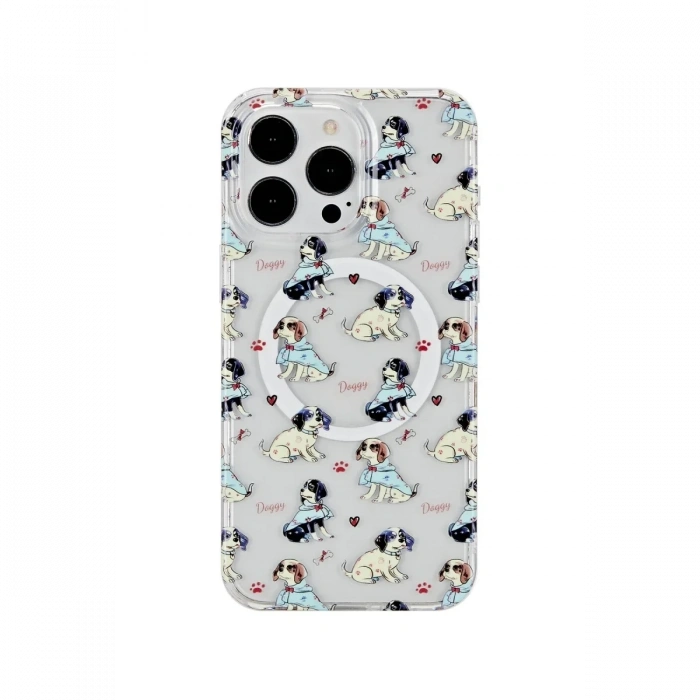 iPhone 15 Pro Max Tanya Magsafe Kapak - Desen 3