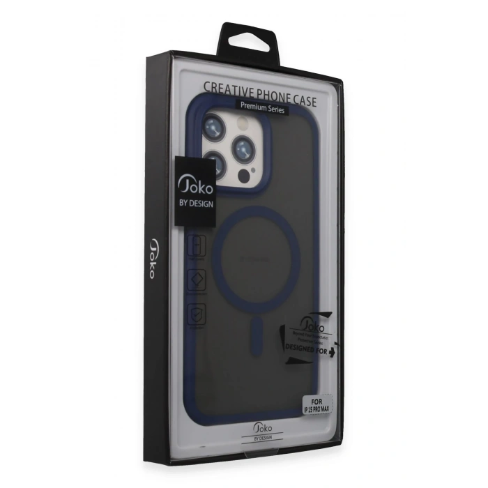 iPhone 15 Pro Max Toras Airbag Magsafe Kapak - Lacivert