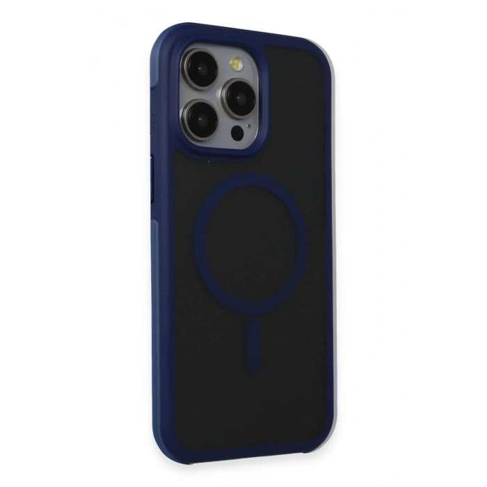 iPhone 15 Pro Max Toras Airbag Magsafe Kapak - Lacivert