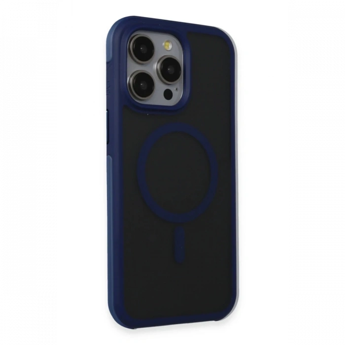 iPhone 15 Pro Max Toras Airbag Magsafe Kapak - Lacivert