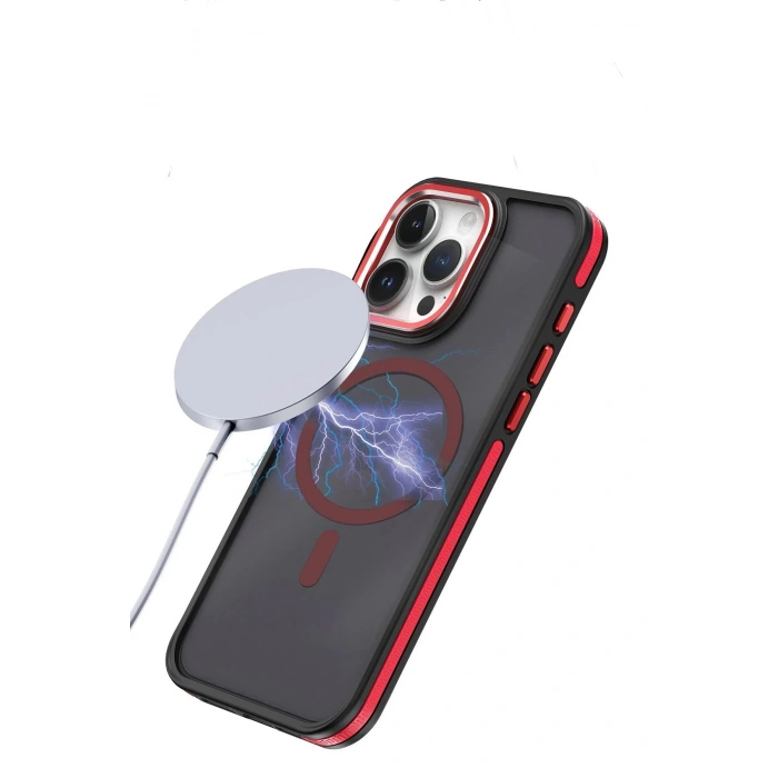 iPhone 15 Pro Max Winner Magsafe Kapak - Siyah