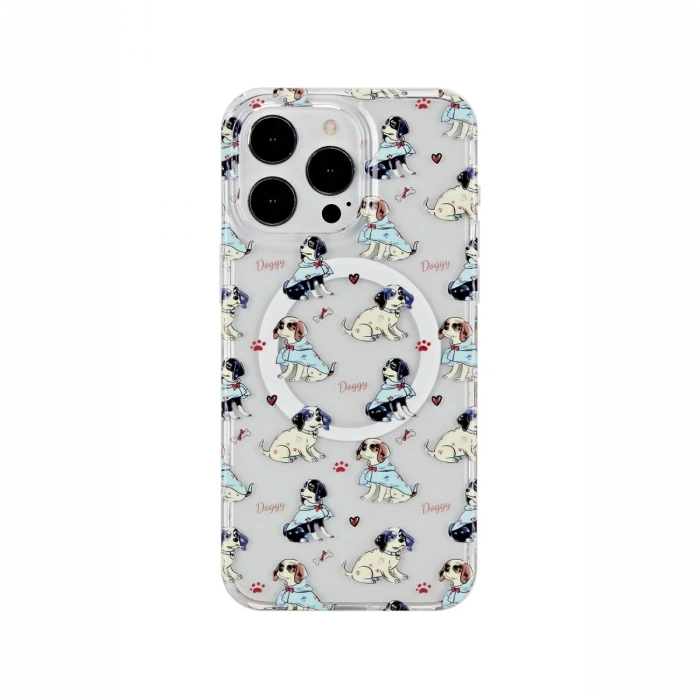 iPhone 15 Pro Tanya Magsafe Kapak - Desen 3