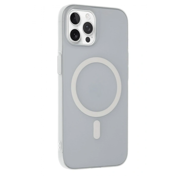 iPhone 15 Pro Tuna PC Slim Magsafe Kapak - Şeffaf