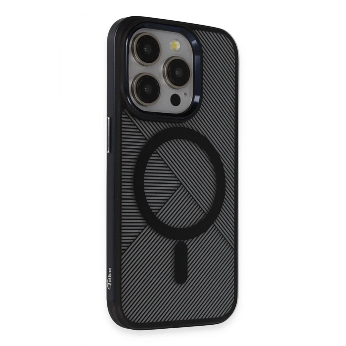 iPhone 15 Pro Vito Magsafe Kapak - Lacivert