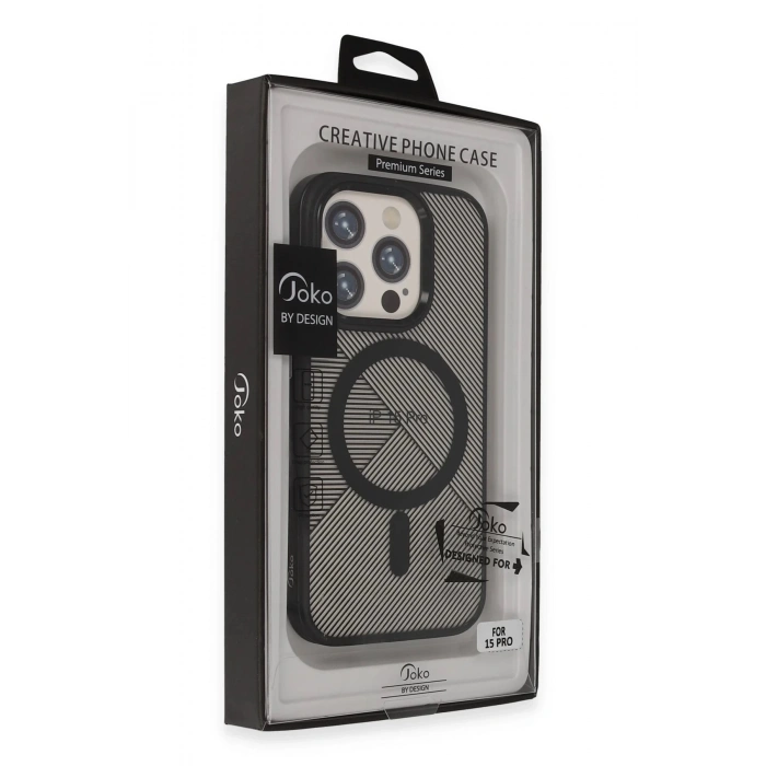 iPhone 15 Pro Vito Magsafe Kapak - Titan Gri