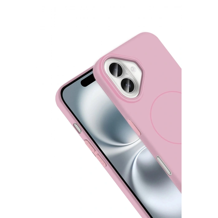 iPhone 16 Broş Magsafe Kapak - Siyah