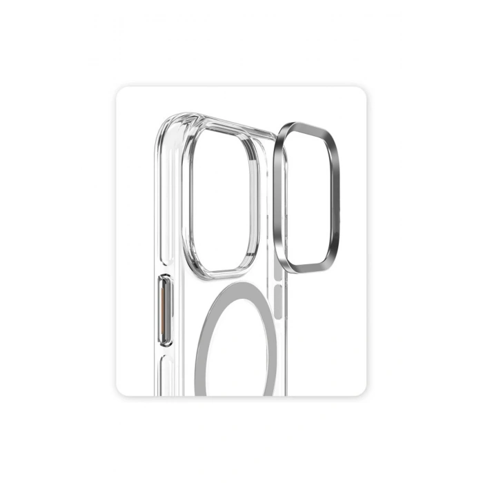 iPhone 16 Crystal Magsafe Kapak - Şeffaf