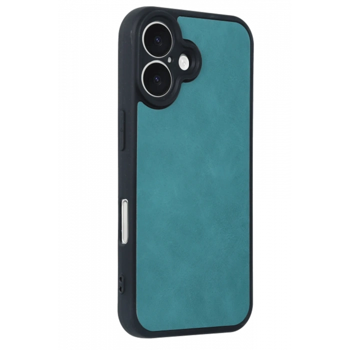 iPhone 16 Kılıf Aras Deri Kapak - Açık Yeşil