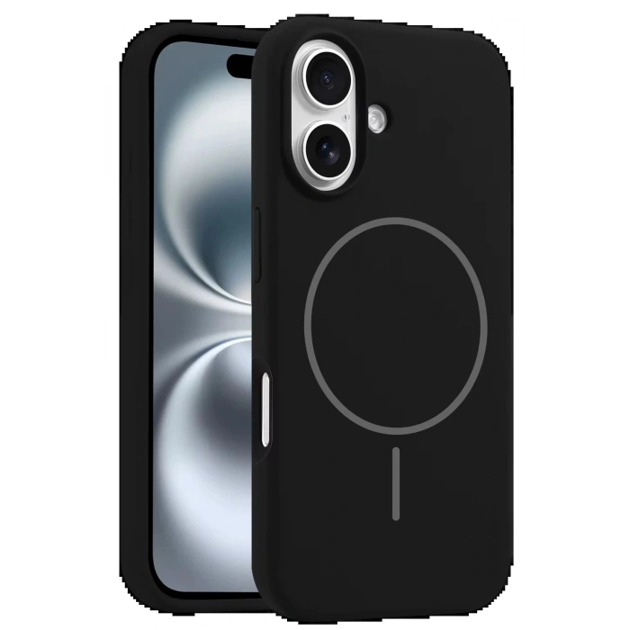 iPhone 16 Kılıf Jully Magsafe Kapak - Siyah