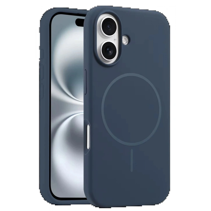 iPhone 16 Plus Kılıf Jully Magsafe Kapak - Lacivert