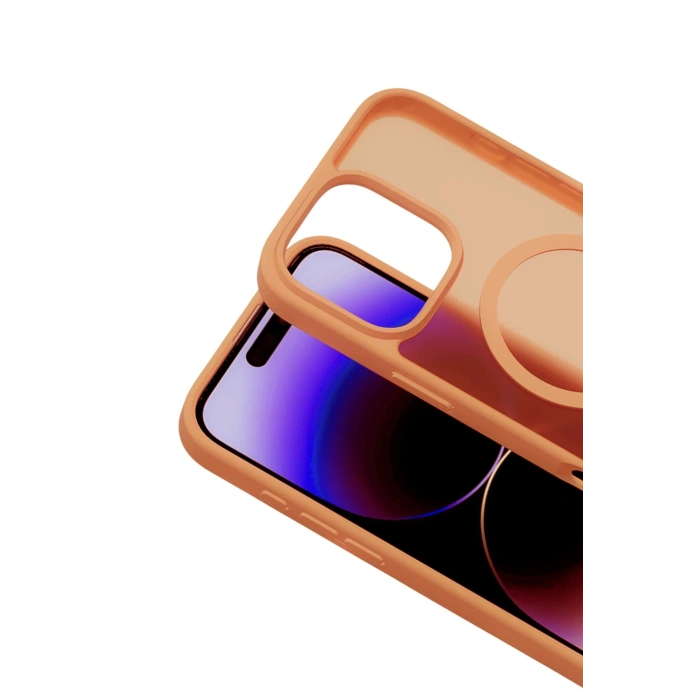 iPhone 16 Pro Jota Magsafe Kapak - Turuncu