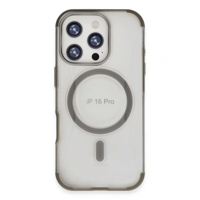 iPhone 16 Pro Max Hilton Magsafe Kapak - Titan Gri