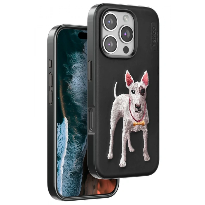 iPhone 16 Pro Max Perma Desenli Kapak - Siyah