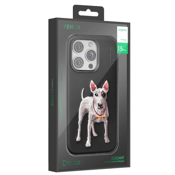 iPhone 16 Pro Max Perma Desenli Kapak - Siyah