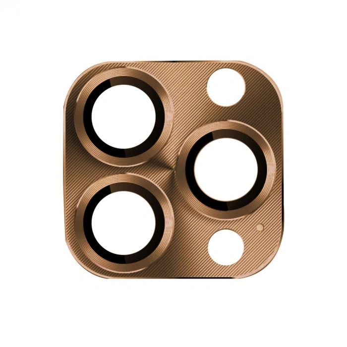 iPhone 16 Pro Max Pers Alüminyum Kamera Lens - Desert