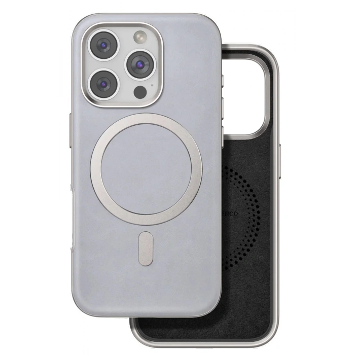 iPhone 16 Pro Puskas Magsafe Kapak - Titan Gri