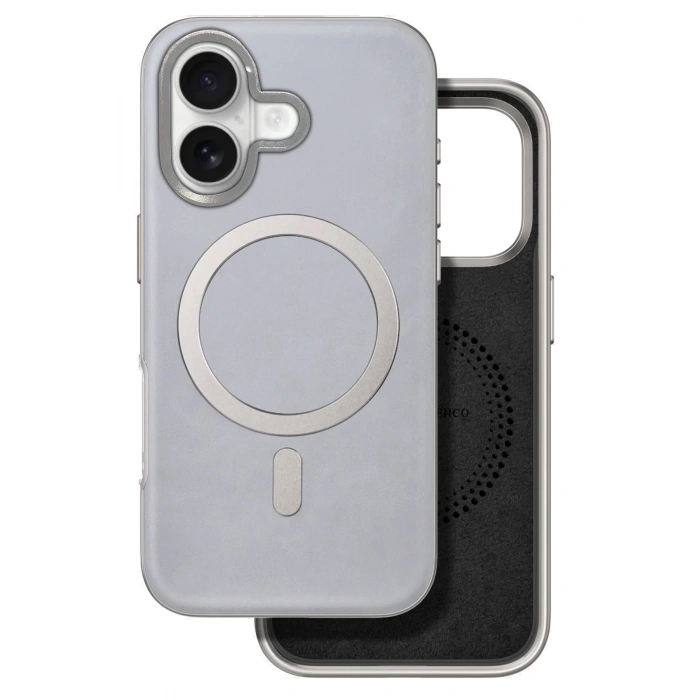 iPhone 16 Puskas Magsafe Kapak - Titan Gri