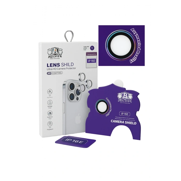 iPhone 16E Bilvis Titan Kamera Lens - Rainbow