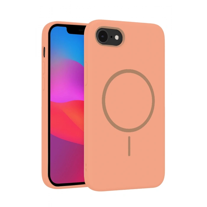 iPhone 16E Broş Magsafe Kapak - Çöl Titanyum