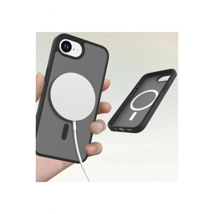 iPhone 16E Jota Magsafe Kapak - Rose