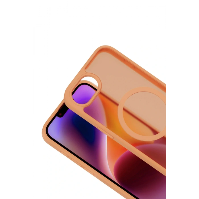 iPhone 16E Jota Magsafe Kapak - Turuncu