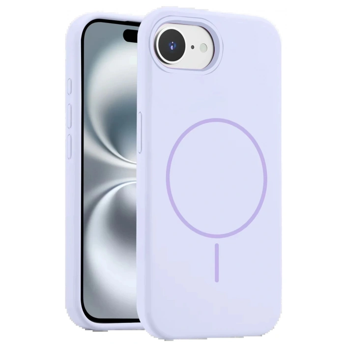 iPhone 16E Kılıf Jully Magsafe Kapak - Lila