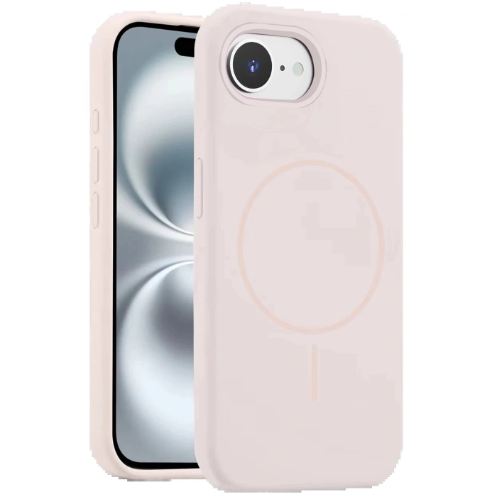 iPhone 16E Kılıf Jully Magsafe Kapak - Pembe
