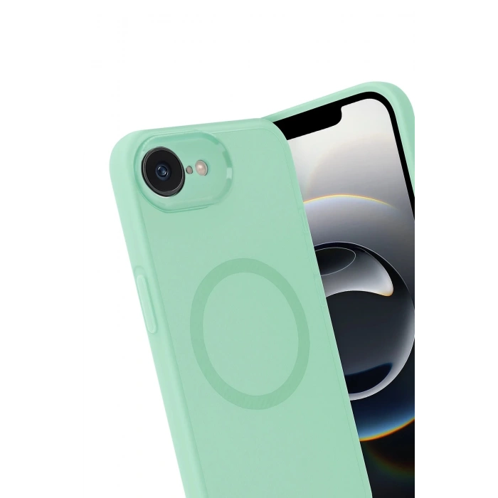 iPhone 16E Kılıf Maya Karbon Kapak - Koyu Yeşil