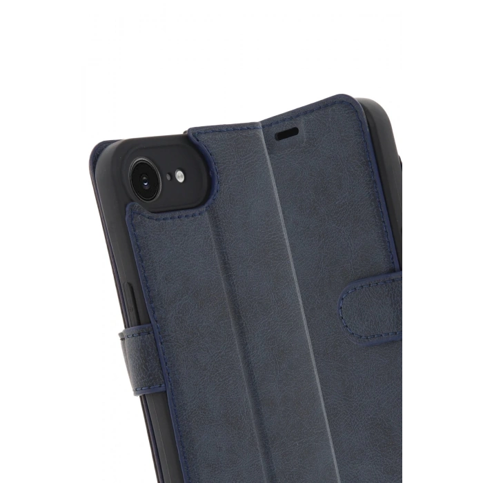 iPhone 16E Kılıf Trend S Plus Kapaklı Kılıf - Lacivert