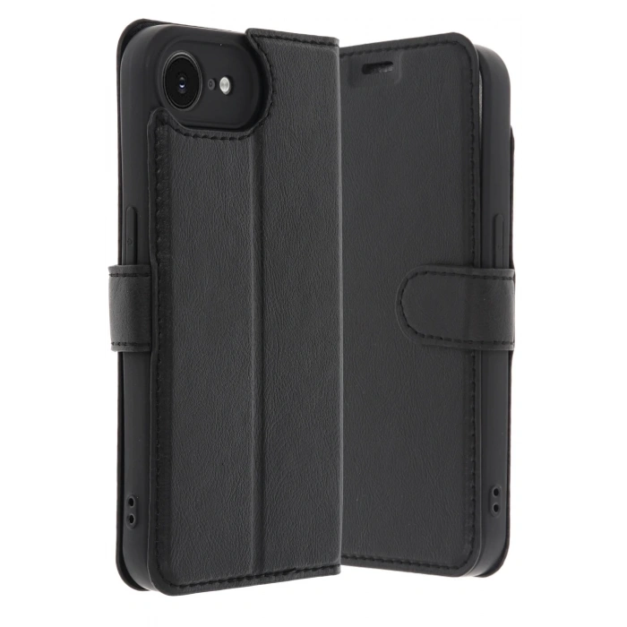 iPhone 16E Kılıf Trend S Plus Kapaklı Kılıf - Siyah