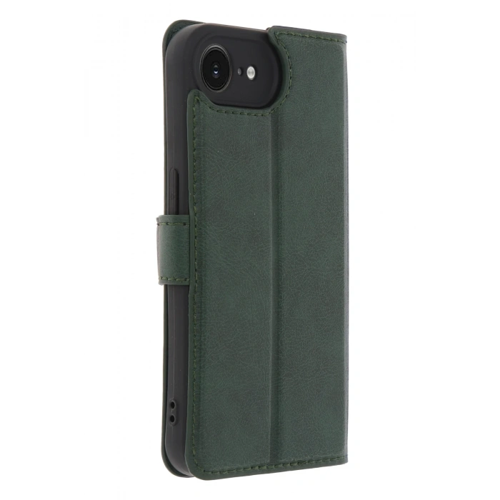 iPhone 16E Kılıf Trend S Plus Kapaklı Kılıf - Yeşil