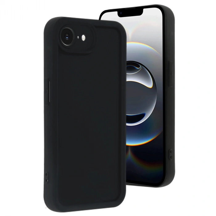 iPhone 16E Kılıf Viera Silikon - Siyah