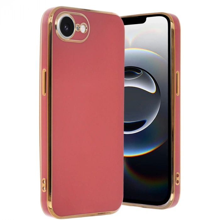 iPhone 16E Kılıf Volet Silikon - Kırmızı