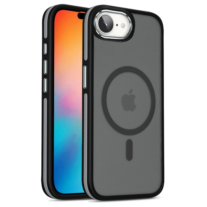 iPhone 16E Winner Magsafe Kapak - Siyah