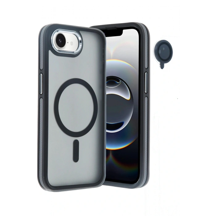 iPhone 16E Winner Magsafe Kapak - Siyah