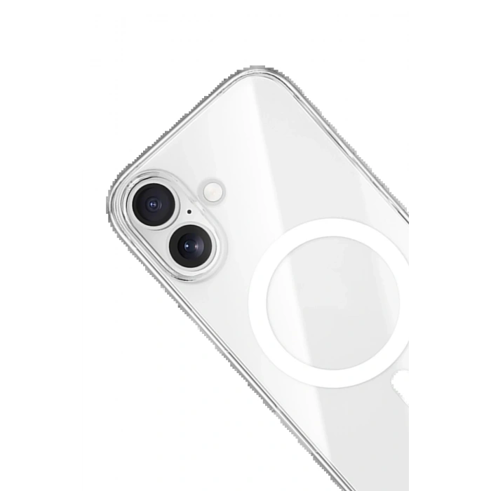 iPhone 17 Kılıf Pc Real Magsafe Kapak - Şeffaf