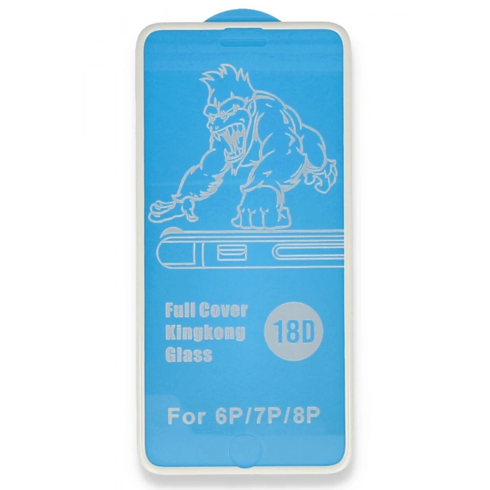 iPhone 6 18D Cam Ekran Koruyucu - Siyah