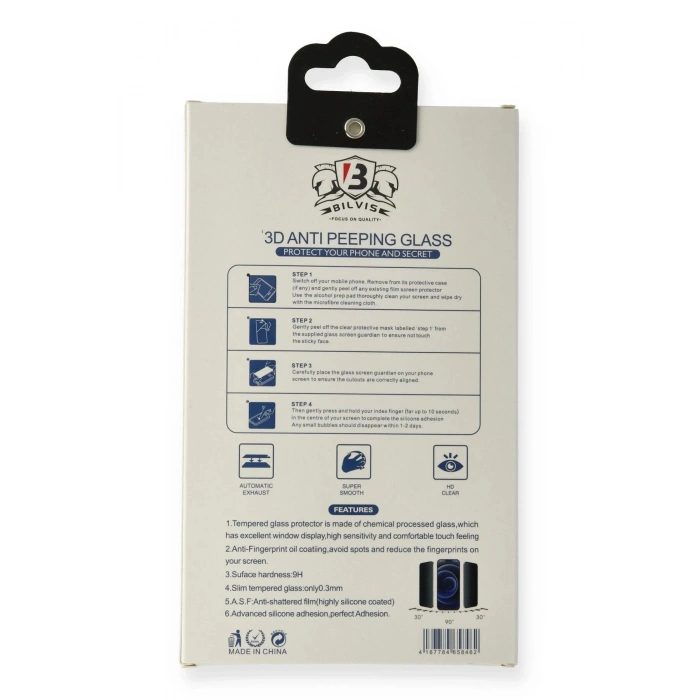 iPhone 6 Bilvis Hayalet Cam Ekran Koruyucu - Beyaz