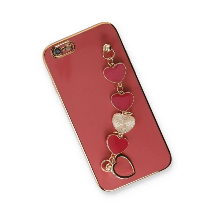 iPhone 6 Kılıf Esila Silikon - Kırmızı