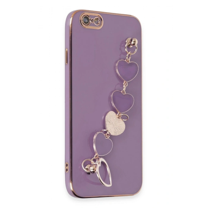 iPhone 6 Kılıf Esila Silikon - Mor