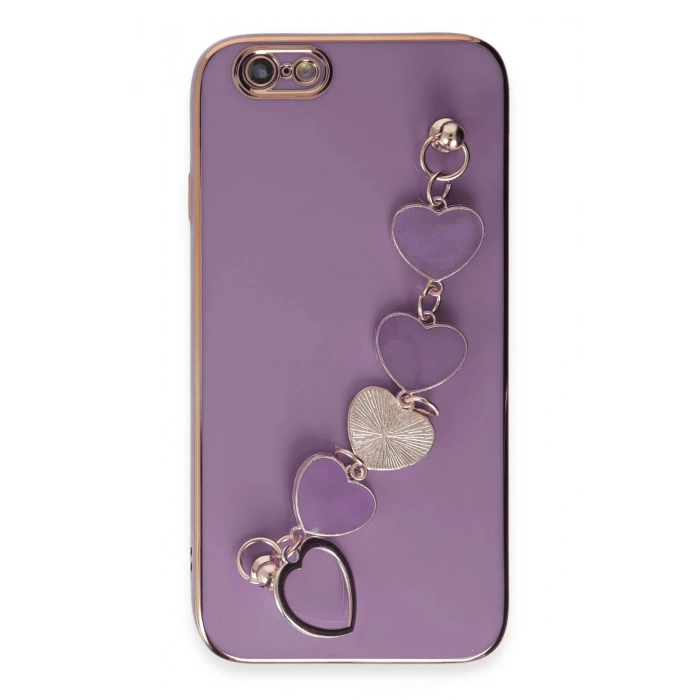 iPhone 6 Kılıf Esila Silikon - Mor