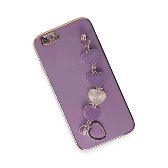 iPhone 6 Kılıf Esila Silikon - Mor