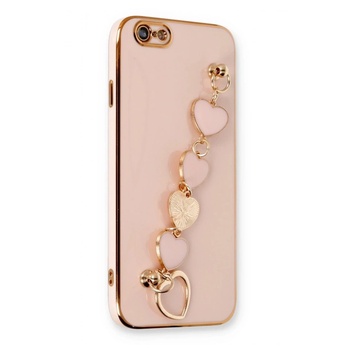 iPhone 6 Kılıf Esila Silikon - Pudra